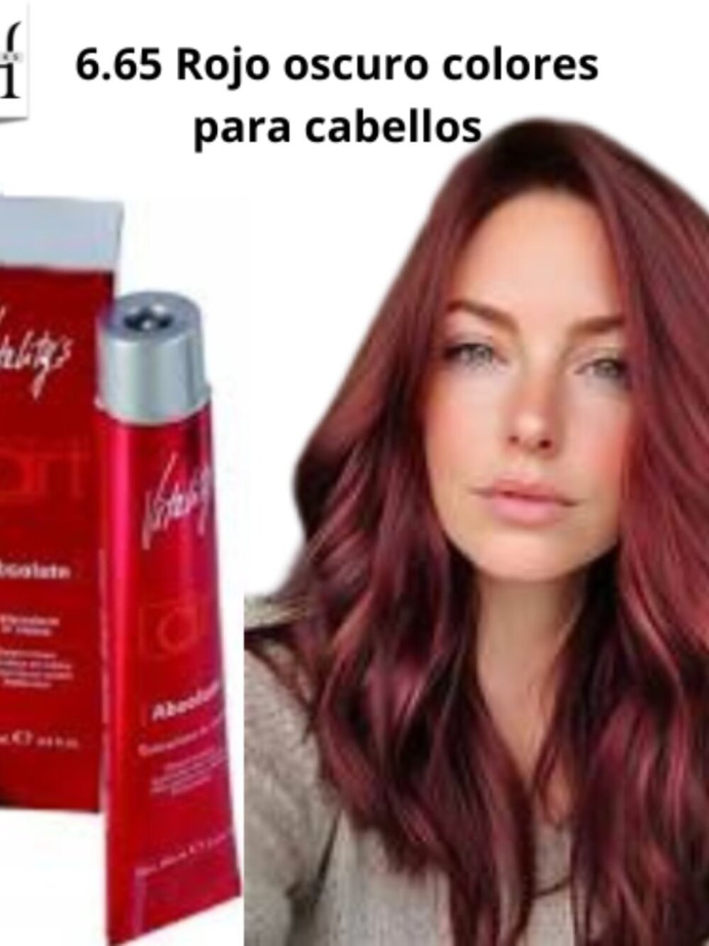 Tinte Vitality's 6.65 Rojo oscuro colores para cabellos 100 ml